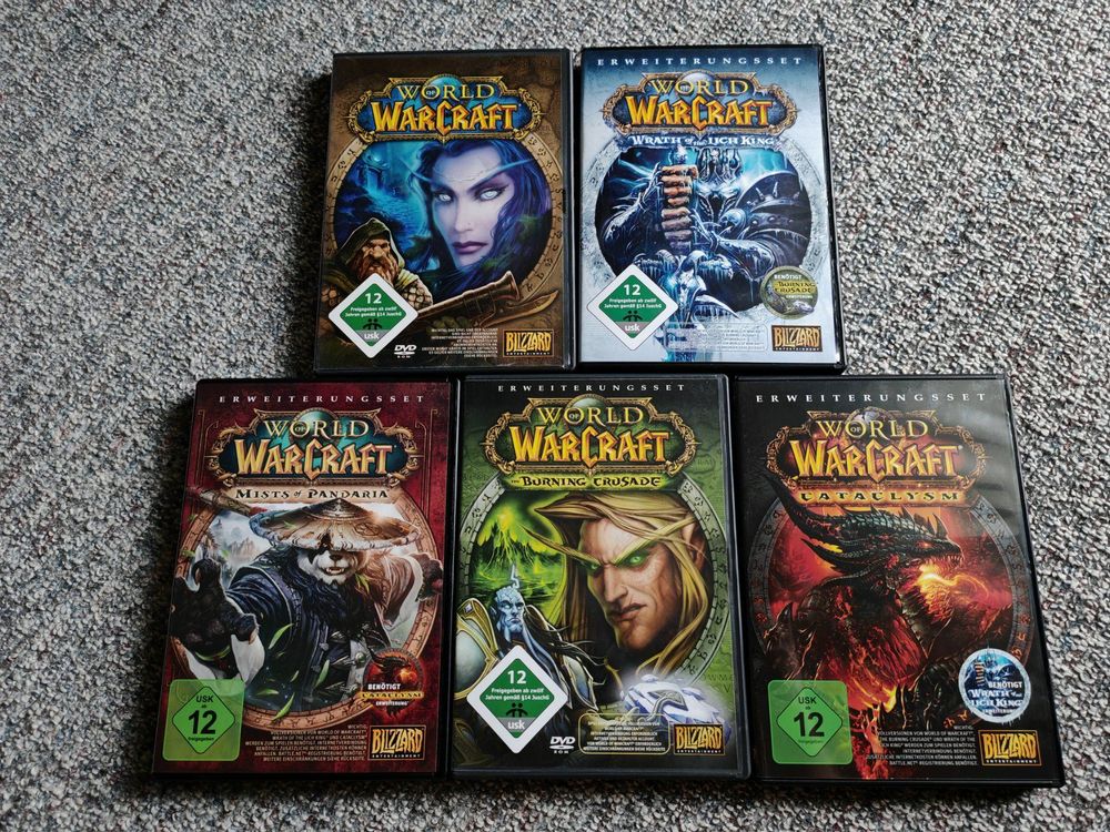 World of Warcraft PC Game Collection (5 Games) (Gebraucht) in Thun für ...