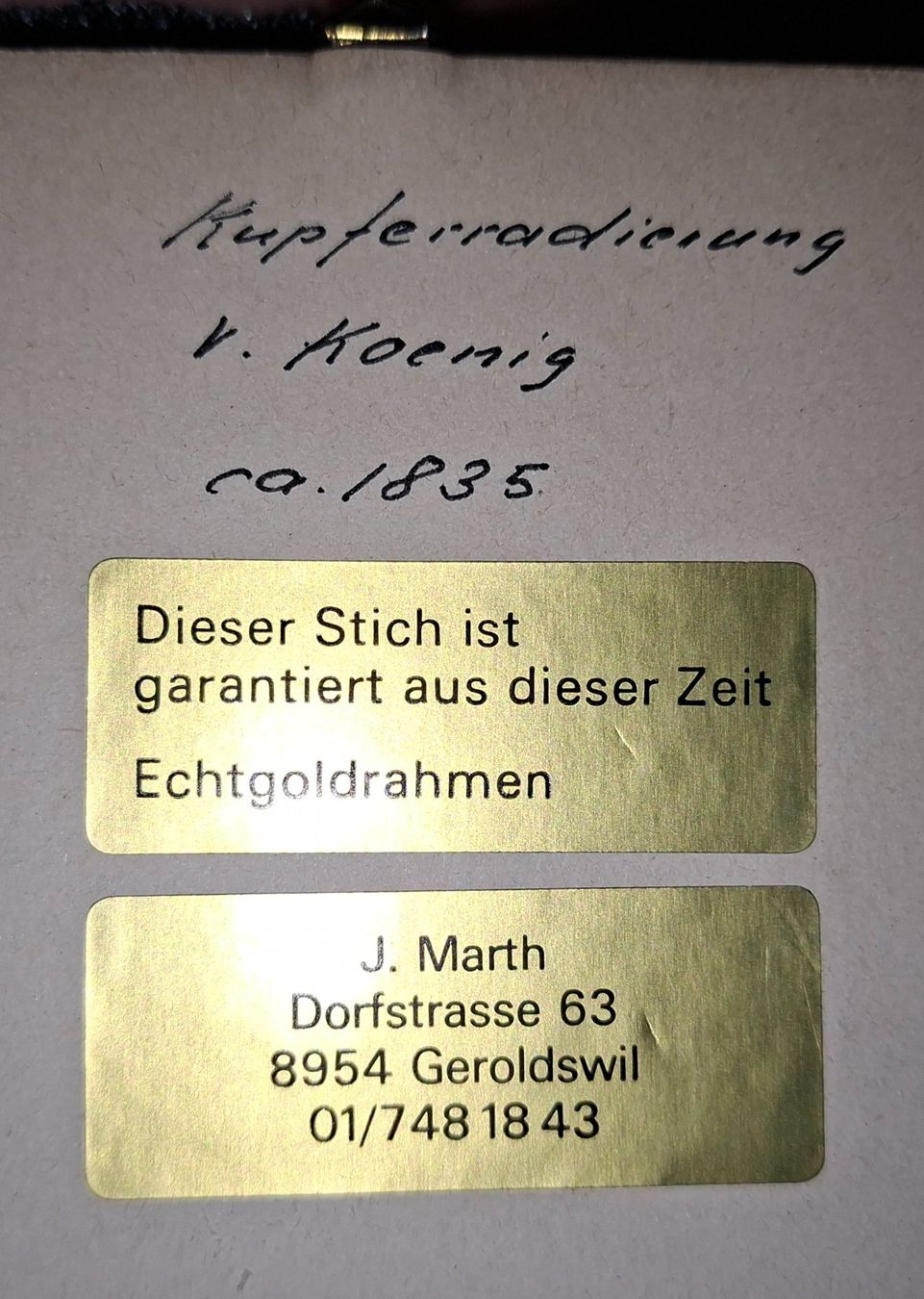 Incisioni: Radierung Weiningen ZH – Usato da Weiningen ZH venduto da nic_5lqm 2