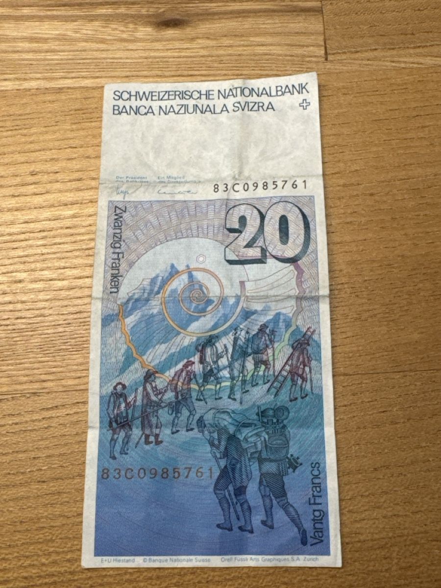Banconote: 20-Franken-Note – Usato da Suhr venduto da pippalicous 1