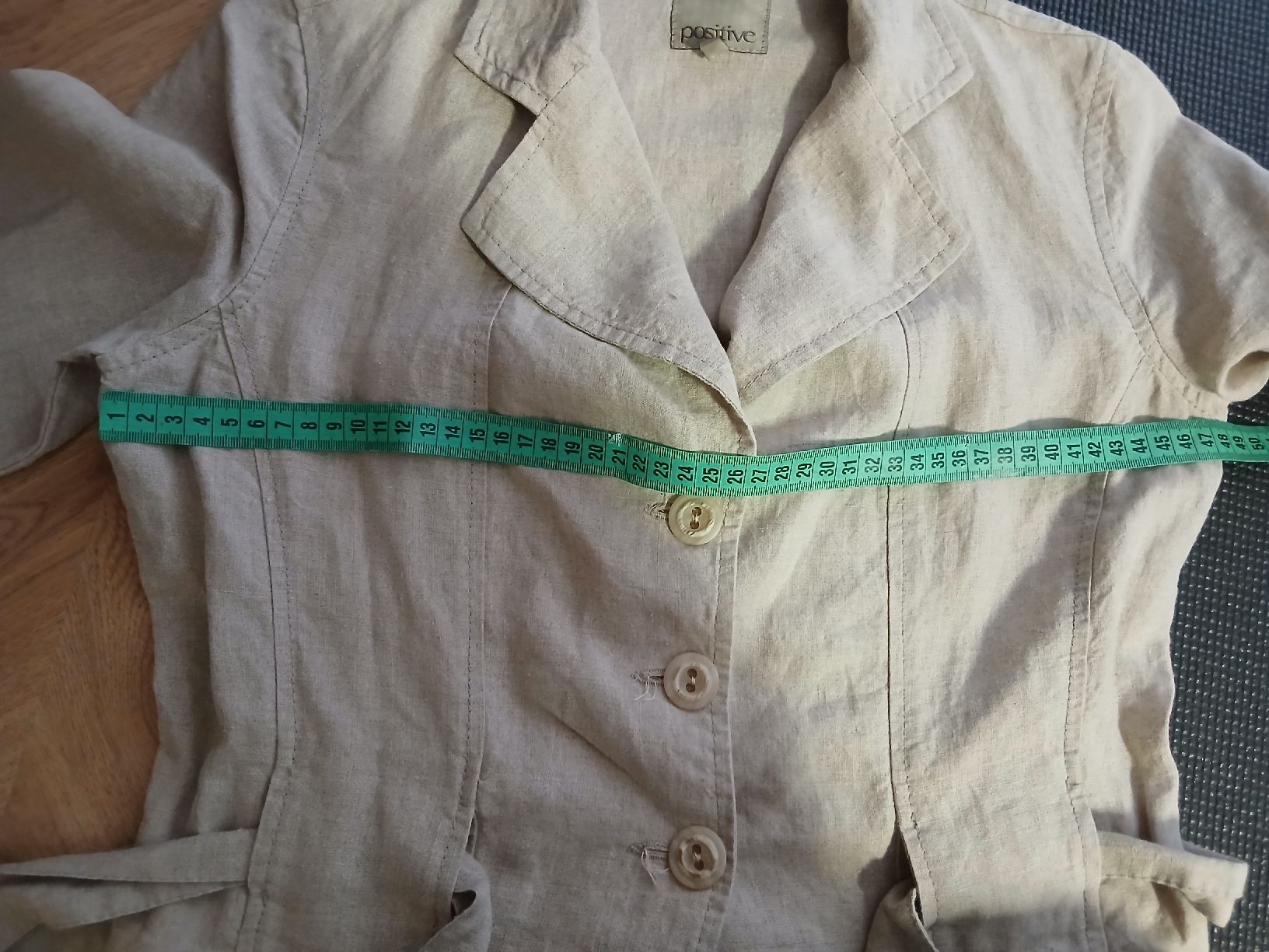 Camicette: Linen Shirt Blouse POSITIVE Size M – Nuovo (secondo la descrizione) da Wil SG venduto da tre_g2l7 5