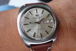 🇨🇭VINTAGE!! IWC SCHAFFHAUSEN ELECTRONOC DAYDATA 37X41MM.✏️
