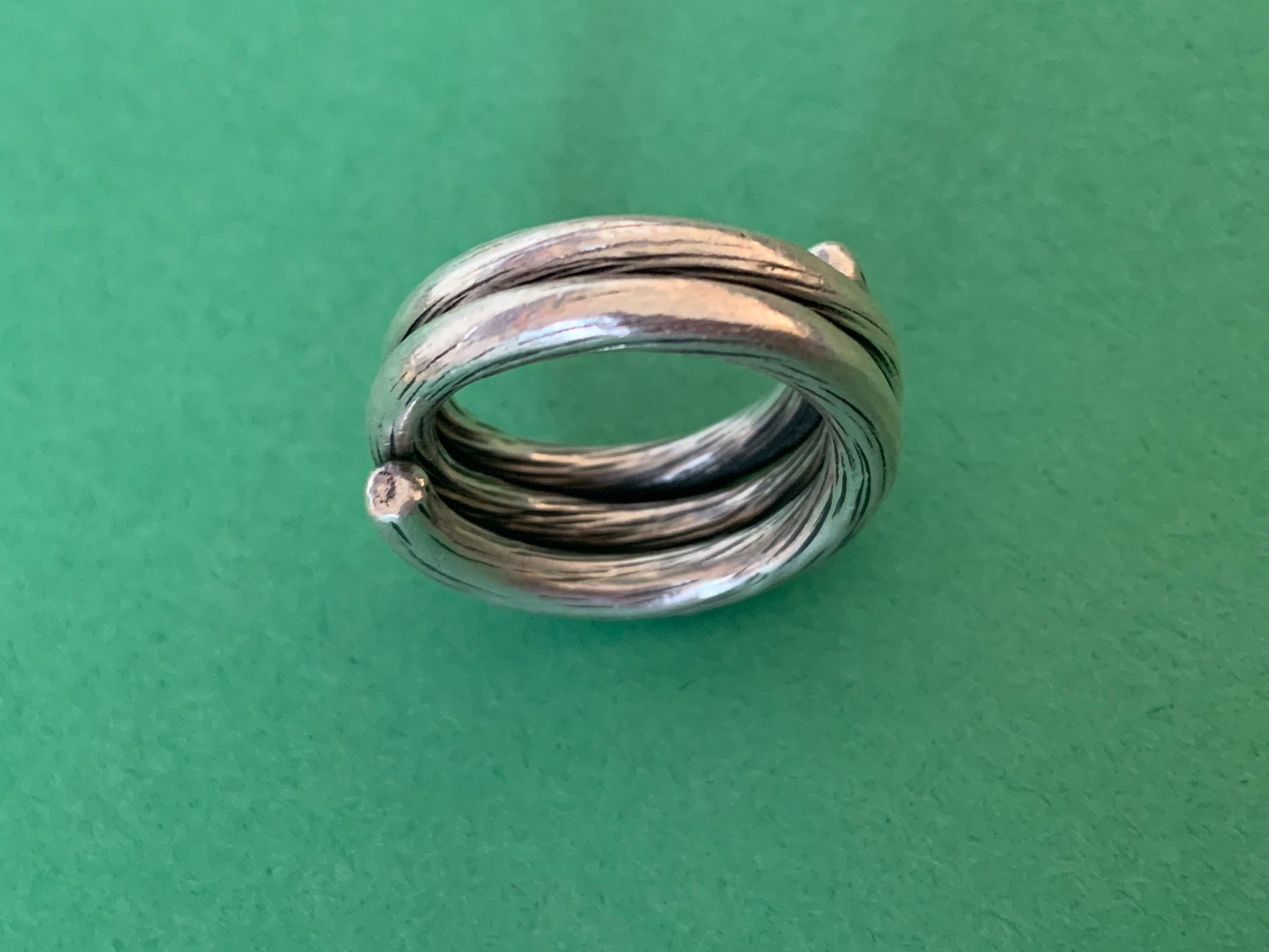 Anelli: Silberring SPIRALEN MUSTER – Usato da Dittingen venduto da Bijoubelle 4