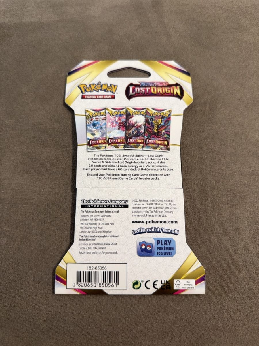 Pokémon Sammelbilder & Trading cards: Pokemon Lost Origin Sleeved Booster – Neu (gemäss Beschreibung) aus Massagno von pokecoach 1