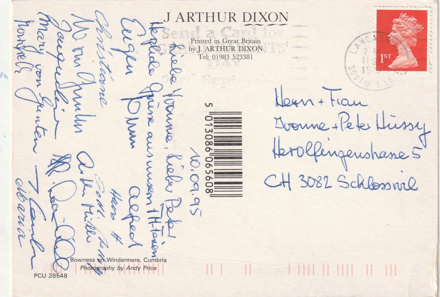 Cartoline postali: Jarthu  Dixon – Usato da Lumbrein venduto da made02 1