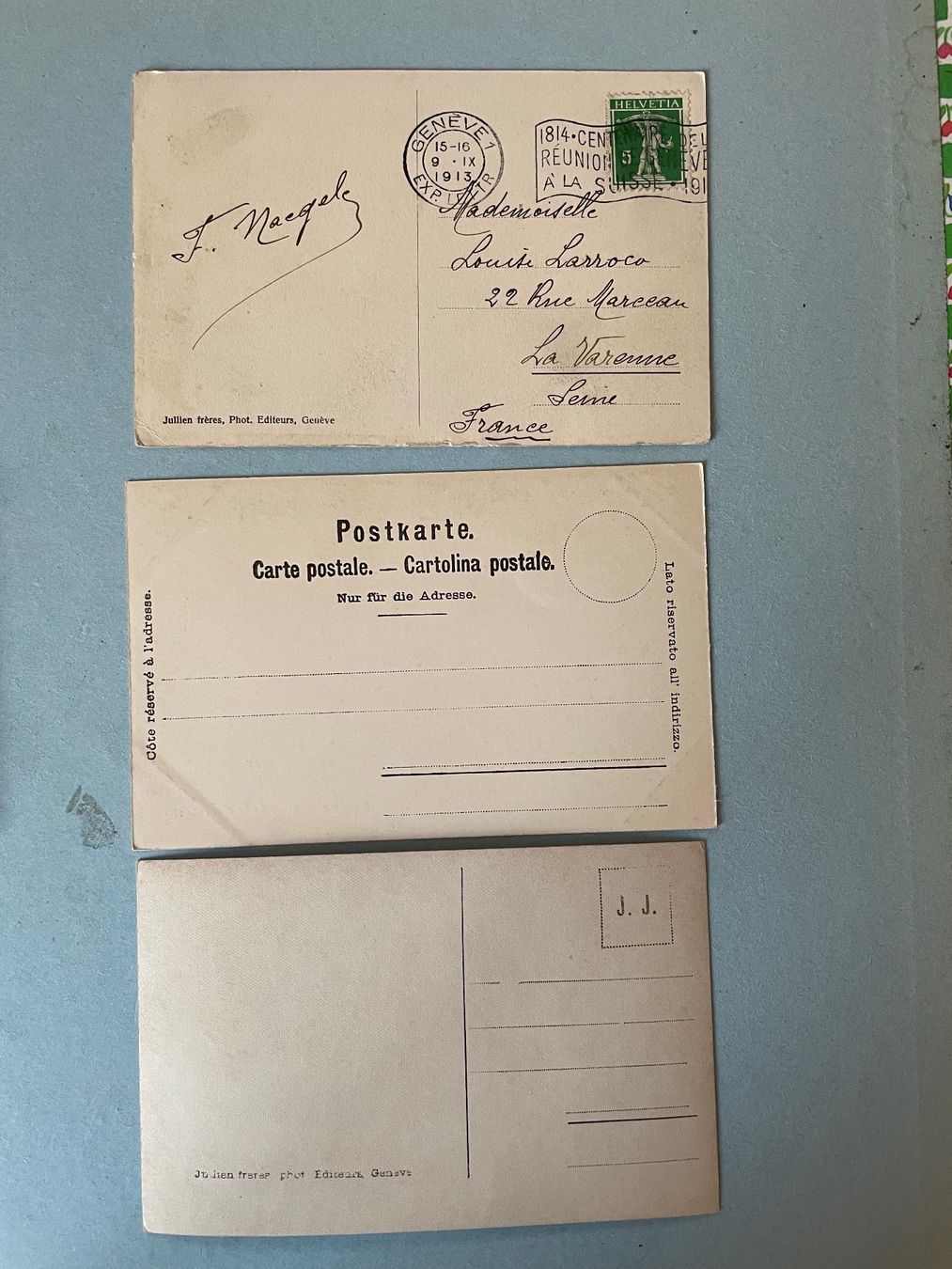 Cartoline postali: 6 AK Genf mit Tram – Usato da Zürich venduto da stzepp 5