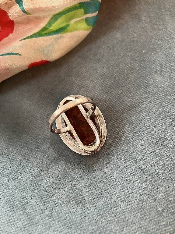 Bagues: Bernstein-Ring, 925 Silber – D'occasion à St. Gallen par jbr_q7tx 1