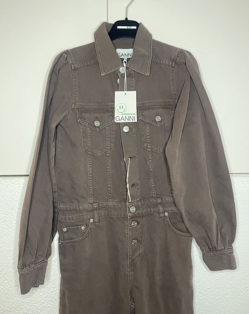 Ganni Overall Braun Gr.34 Neu mit Etikett Herbst Top! (54) (Neu und ...