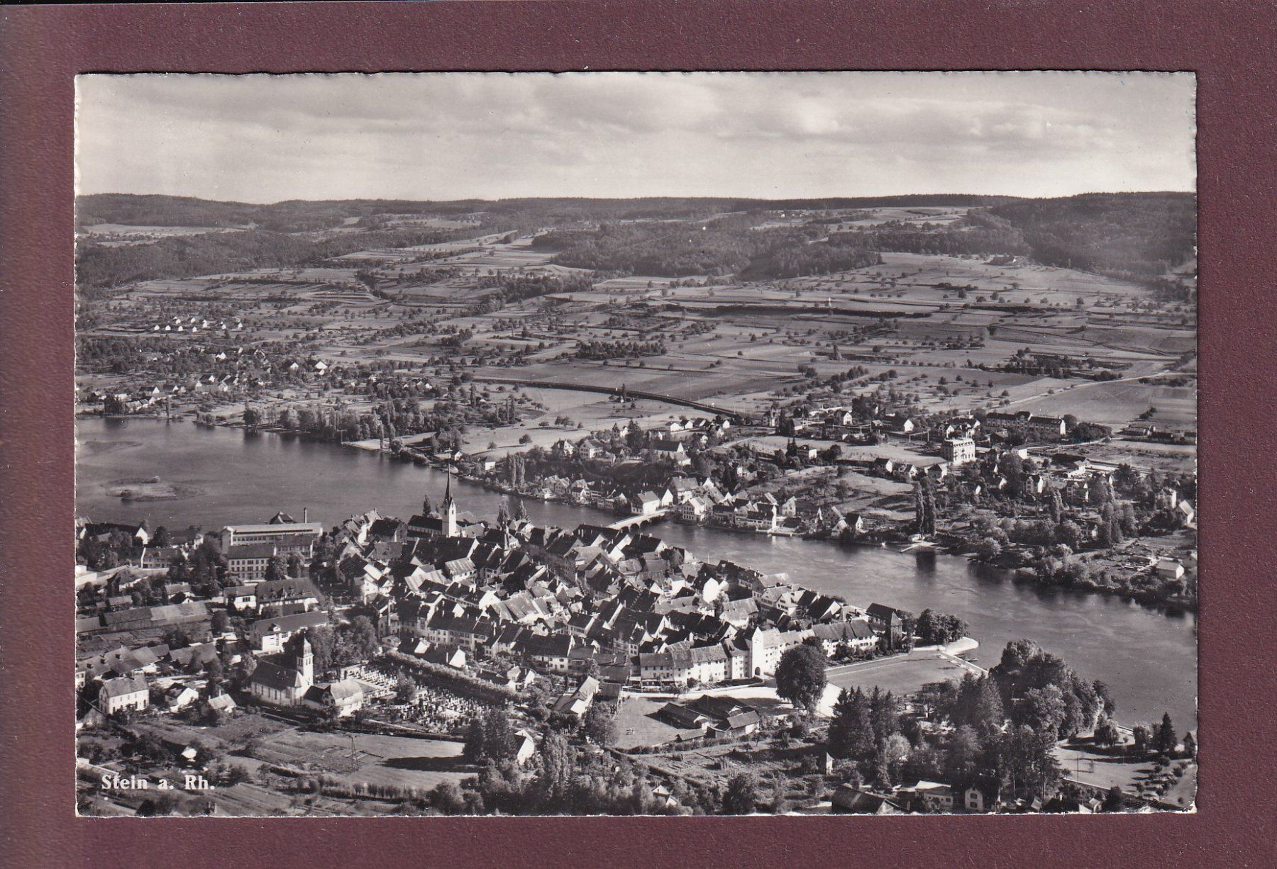 Cartoline postali: STEIN AM RHEIN - 1961 – Usato da Pully venduto da nicecards