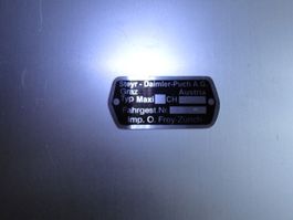 Puch Schild(Leer)