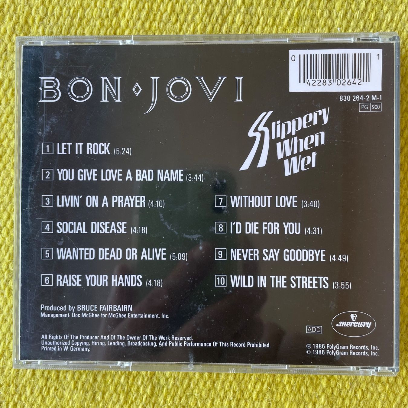 CD: BON JOVI-SLIPPERY WHEN WET – Usato da Rorschacherberg venduto da CD-Roli 1