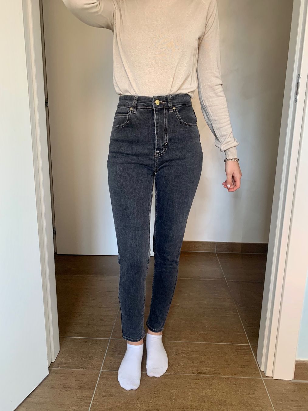 Jeans: Jeans grigi Pull&Bear – D'occasion à Pregassona par katypustovarov 3