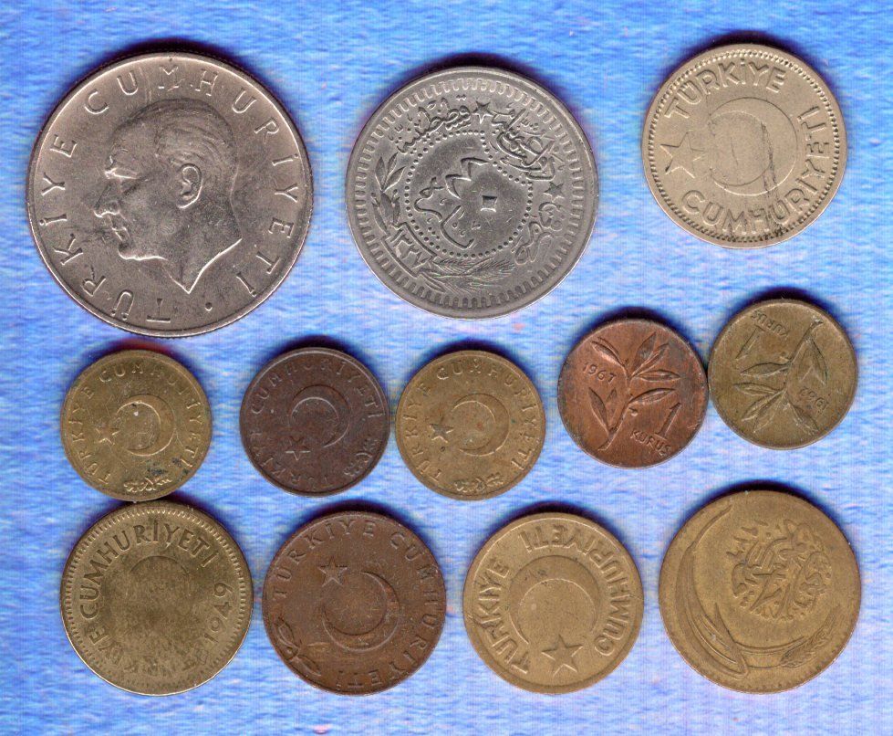 Tutti le monete: Turkey coins 12 stück – Usato da Leibstadt venduto da baroc333 1