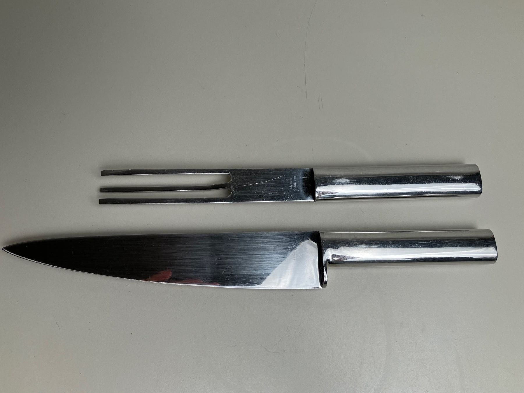 Coltelli da cucina: Boda Nova Stainless Fleischmesser mit Gabel – Usato da Stallikon venduto da Colombaccio