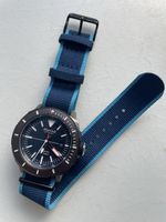 Alpina Seastrong Diver Automatik blau neuwertig mit Box