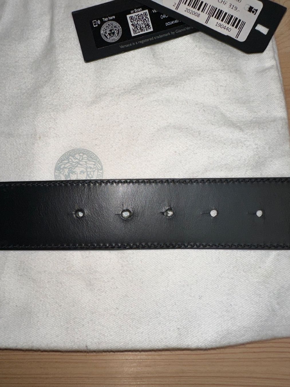 Versace Gürtel: Versace / Medusa Leder Gürtel / Original – Gebraucht aus Herzogenbuchsee von TCG-High-Quality 5