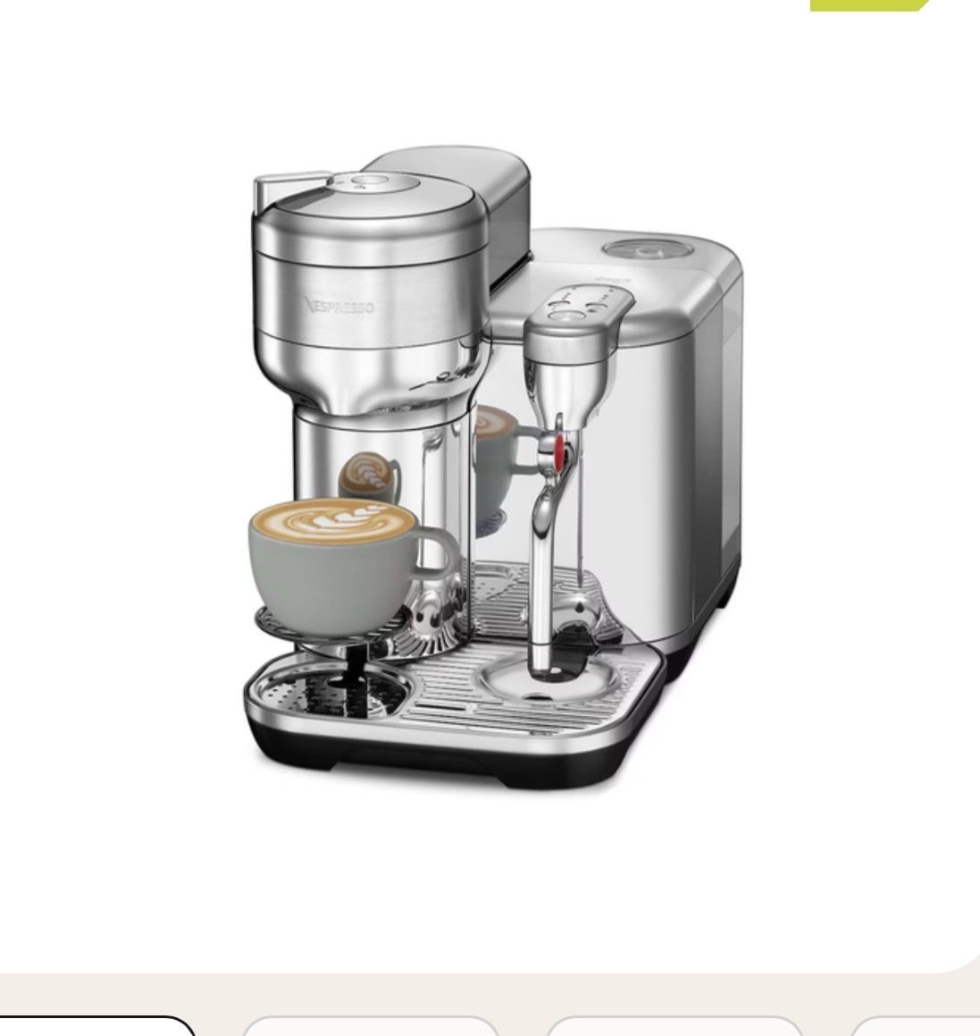 Nespresso Machines à café & Machines à expresso: Nespresso Creatista Plus Kapselmaschine Silber, – D'occasion à Bassersdorf par Ohobby