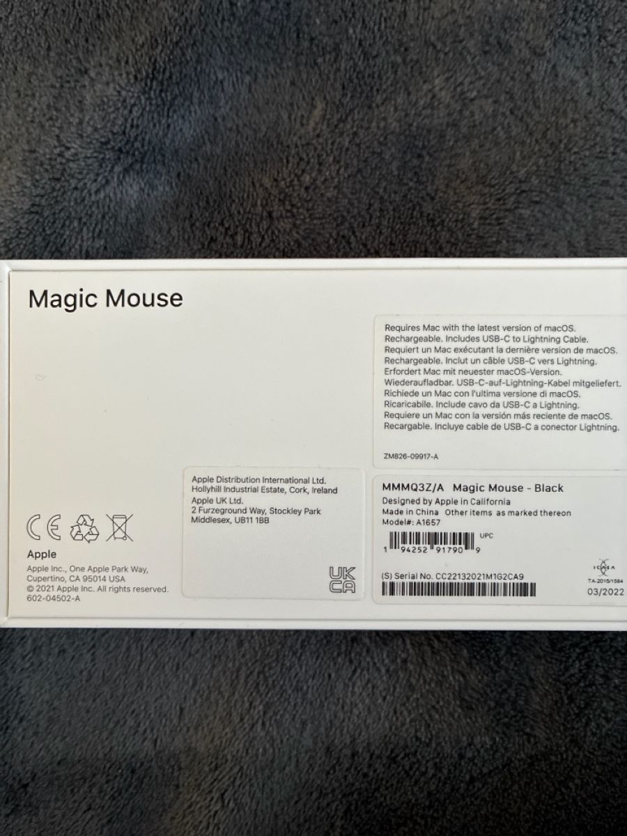 Apple Mouse: Magic Mouse - Black – Nuovo (secondo la descrizione) da Uster venduto da dodo_zh 2