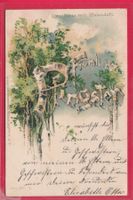 PRÄGEKARTE, FRÖHLICHE PFINGSTEN, 16.5.1902