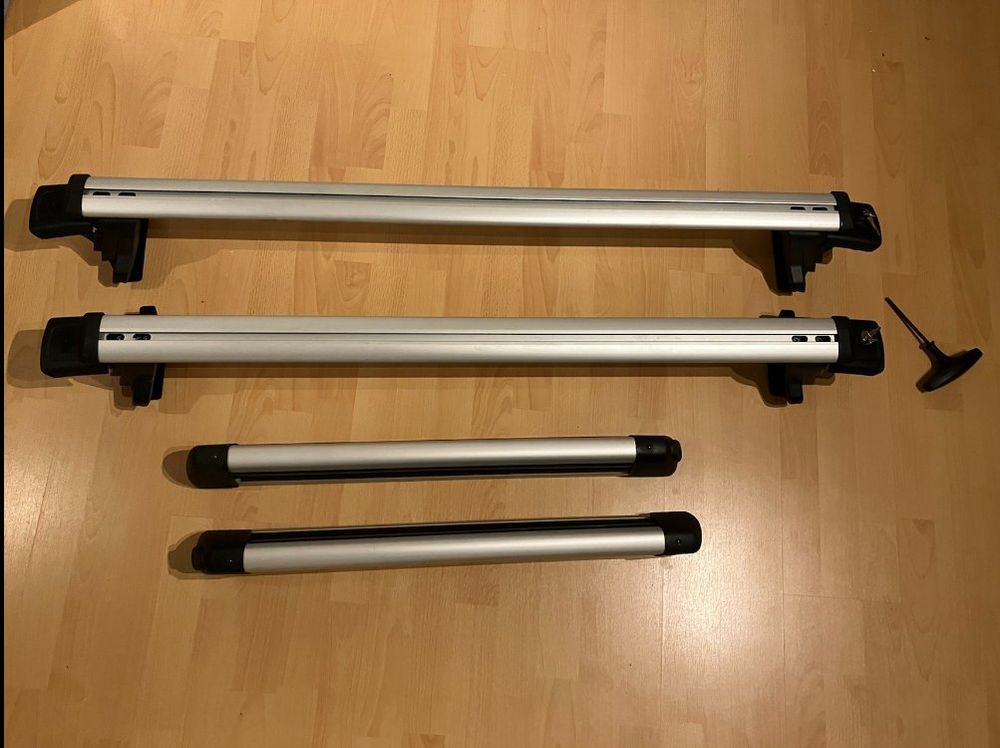 Audi A3 Grundträger + Skiträger / Roof bars + ski rack Kaufen auf