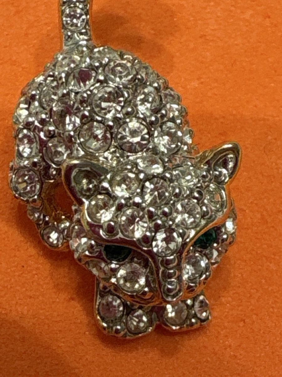 Spille & Fermagli: Vintage Strass-Katze-Pin – Nuovo (secondo la descrizione) da Gattikon venduto da mo.suter 3