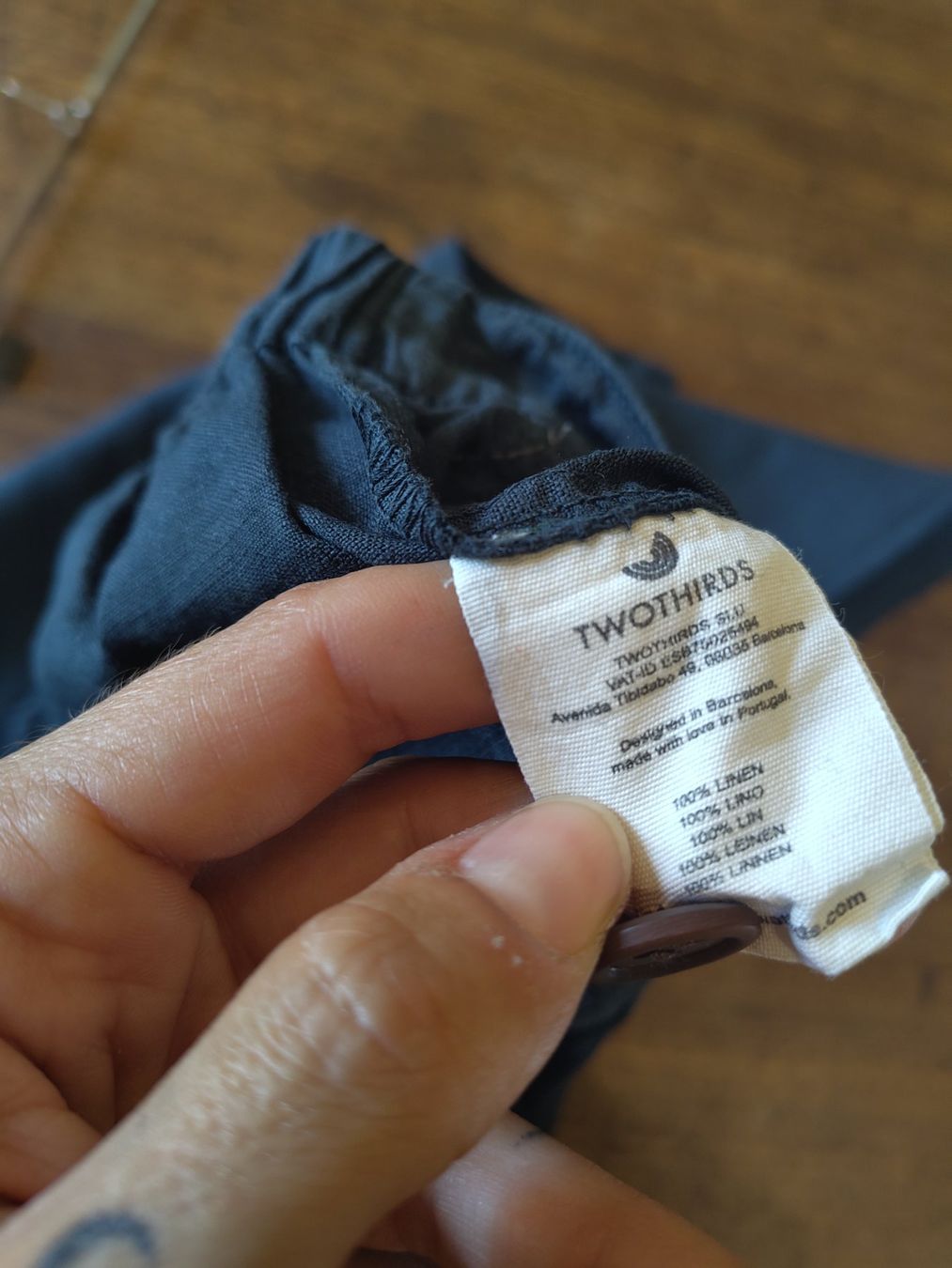 Twothirds Pantaloni: TWOTHIRDS Linen culotte Blau S-M – Nuovo (secondo la descrizione) da Losone venduto da ell_nora89 2