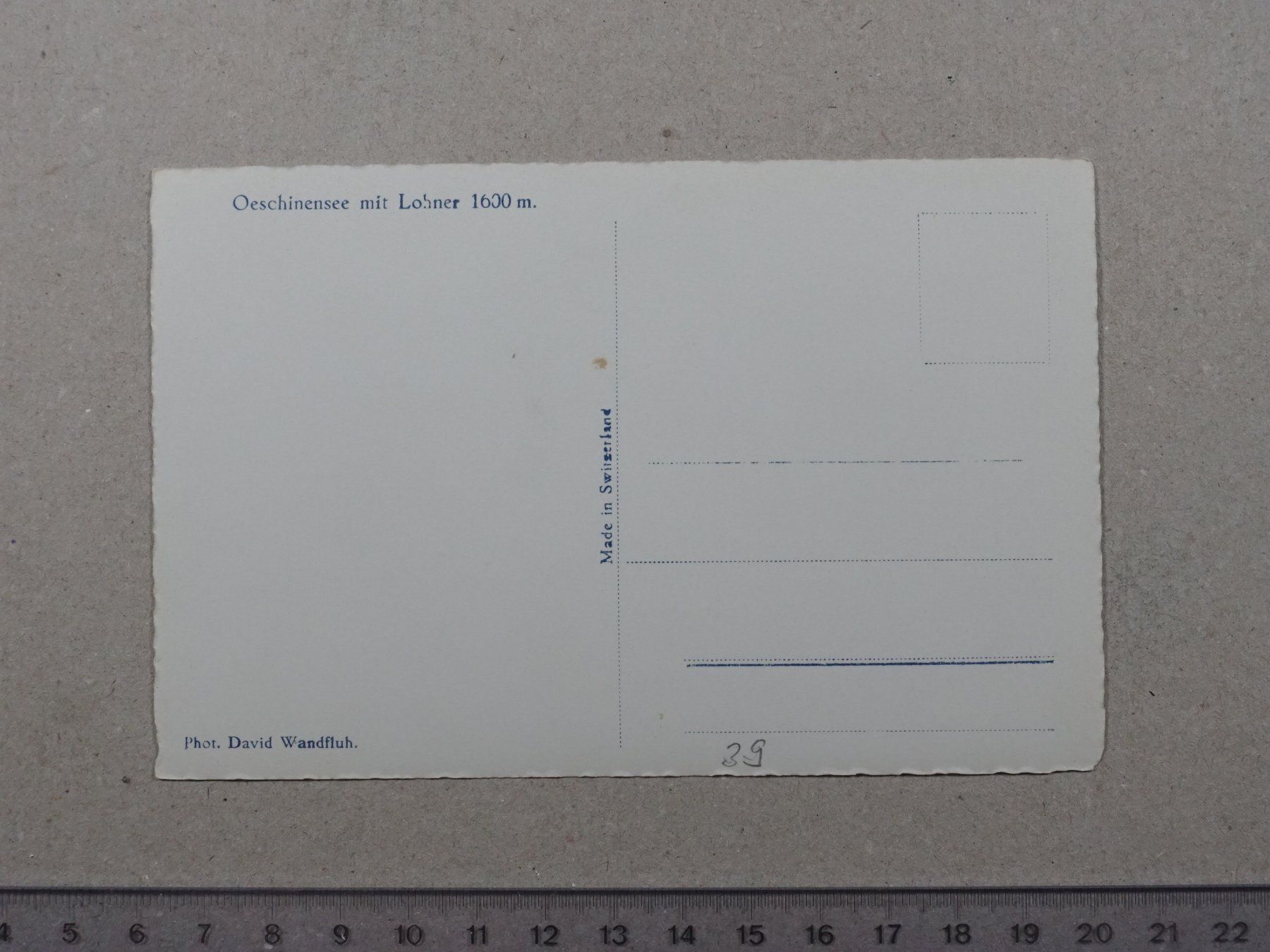 Cartes postales: Oeschinensee, Lohner – D'occasion à Lenzburg par fh1 1