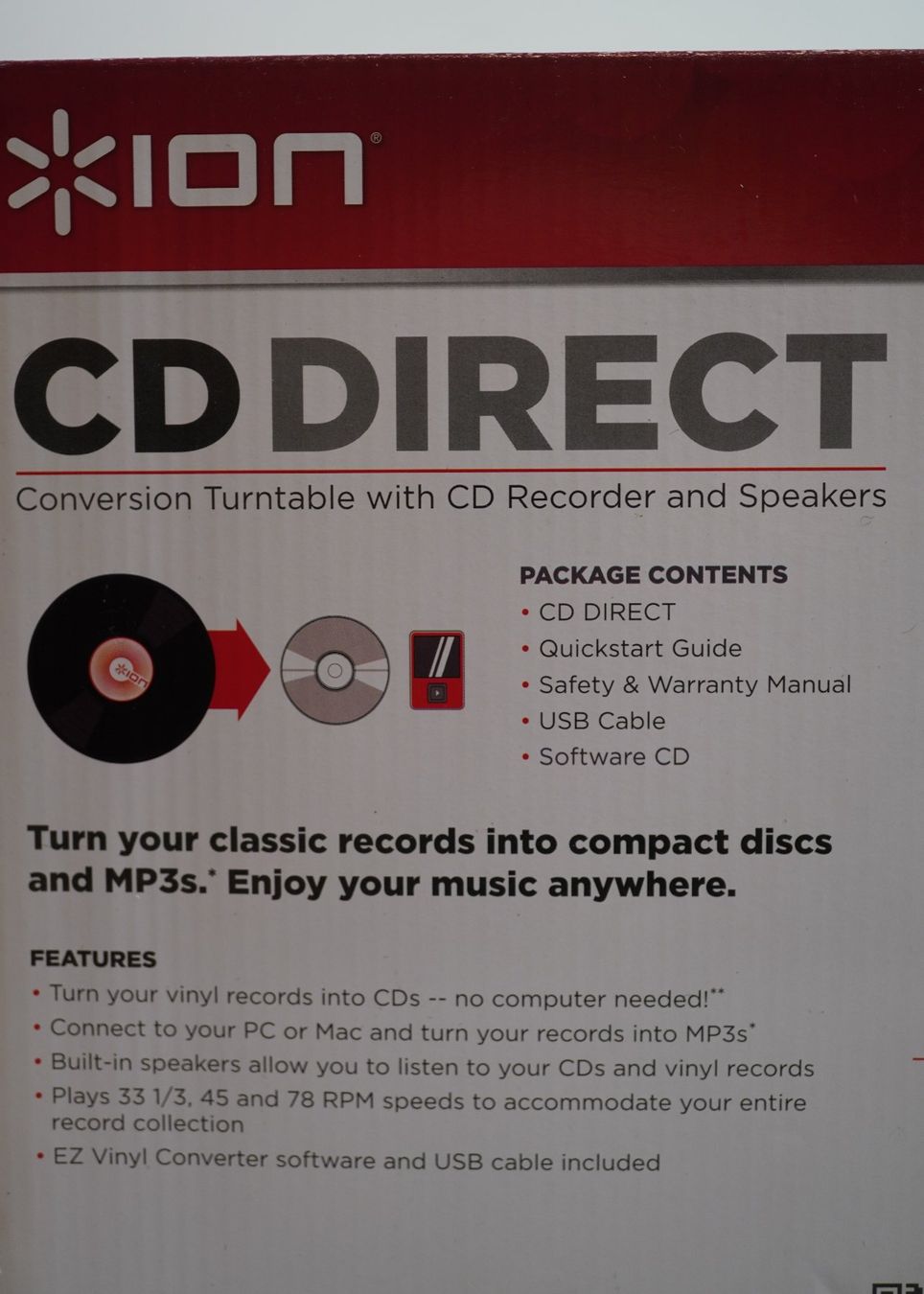 Plattenspieler: CD Direct Plattenspieler (CM11) – Neu und originalverpackt aus Basel von B.W.B. 6