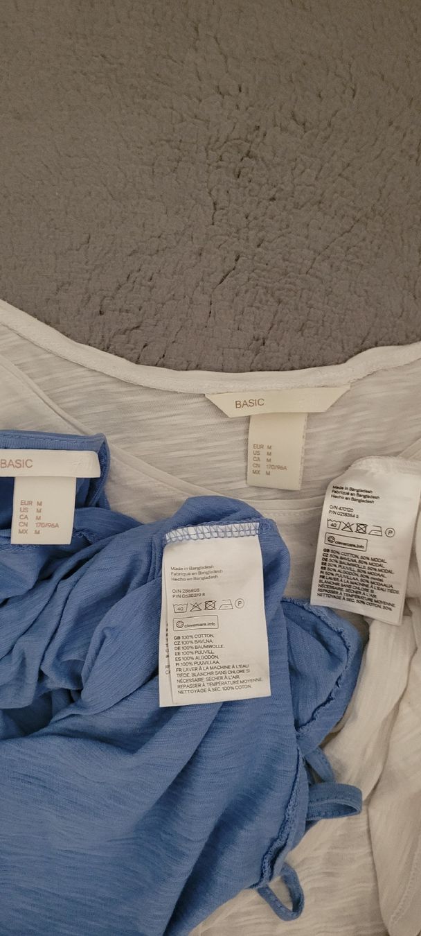 H&M Lots de vêtements: 6 pièces /2 shorts 2 centures, 2débardeurs, taille M/Coton – D'occasion à Vevey par obi_n8zc 1