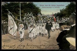 AK St. Gallen, St. Gallener Jugendfest, Hellebardenträger im