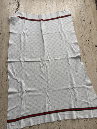 Gucci Decke, Grau mit Muster, für den Frühling/Sommer