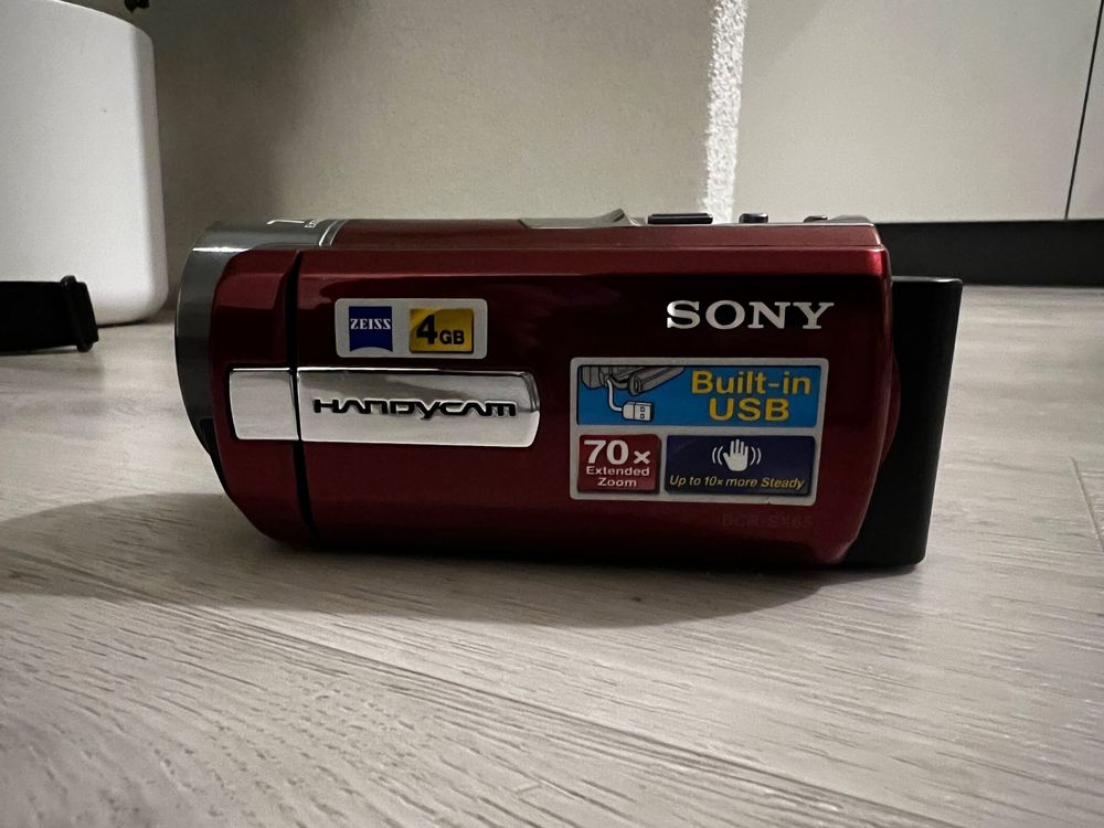 Caméscope Sony DCR-SX65 – Bleu – Parfait État – Occasion – Réf. 335EA0306