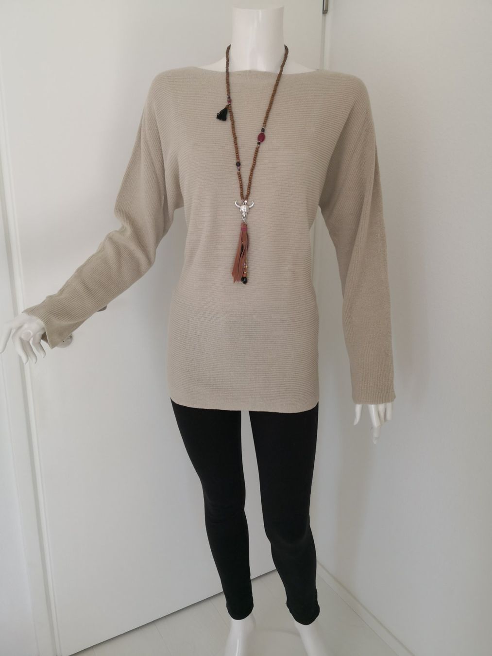Maglioni & Felpe: 🤩LEINEN STRICK-PULLOVER BEIGE – Usato da Olten venduto da Naja-Twins-Twins 2