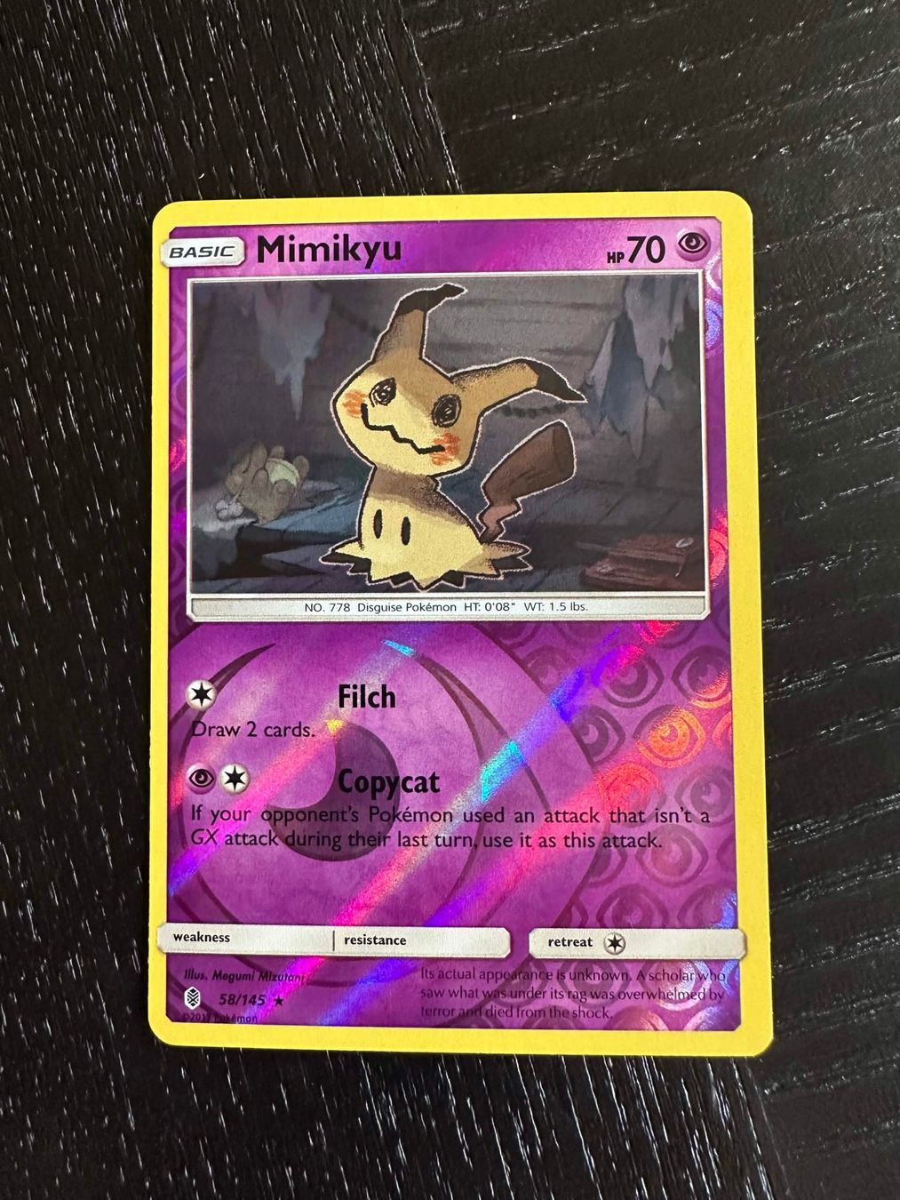 Pokémon Sammelbilder & Trading cards: Pokemon Mimikyu Reverse Holo ENG – Gebraucht aus Winterthur von vit_9bcg