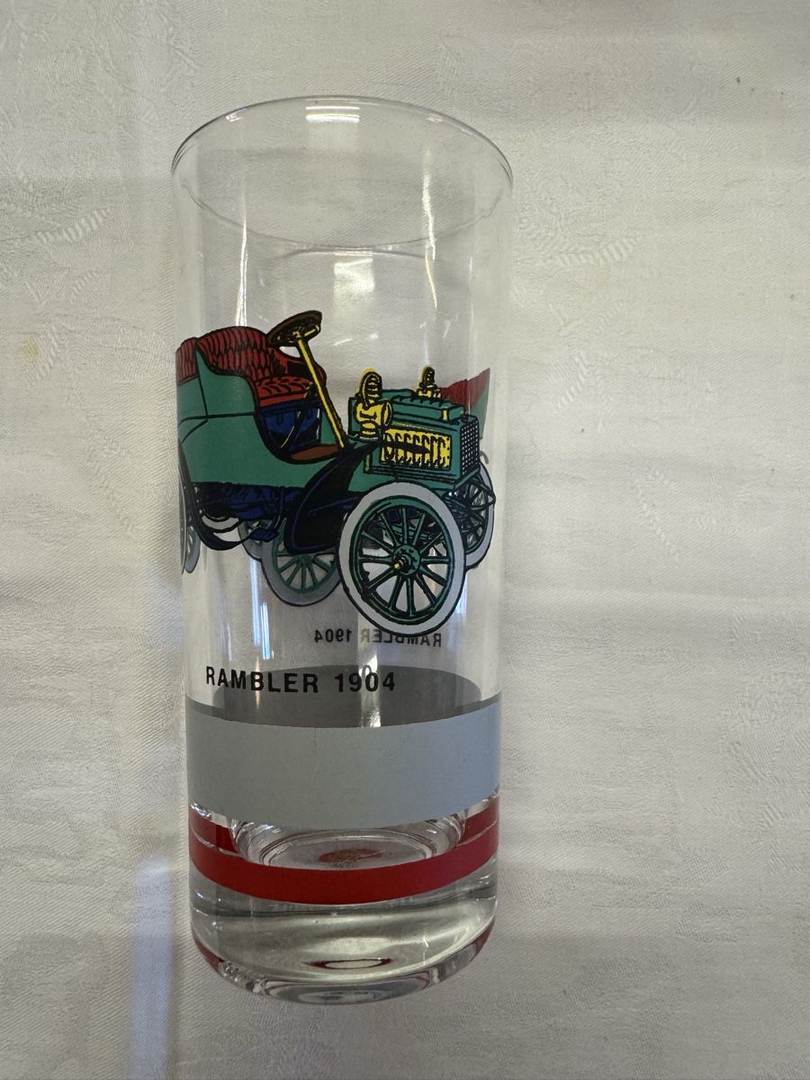 Bicchieri: Vintage-Trinkgläser mit Oldtimer-Motiven. – Usato da Gränichen venduto da onkel_xxl 1