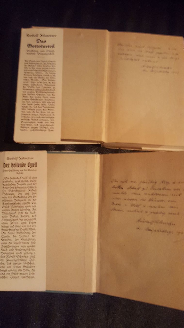 Livres: 2 Bücher von Rudolf Schnetzer – Antique à Remetschwil par Privatflohmi 2