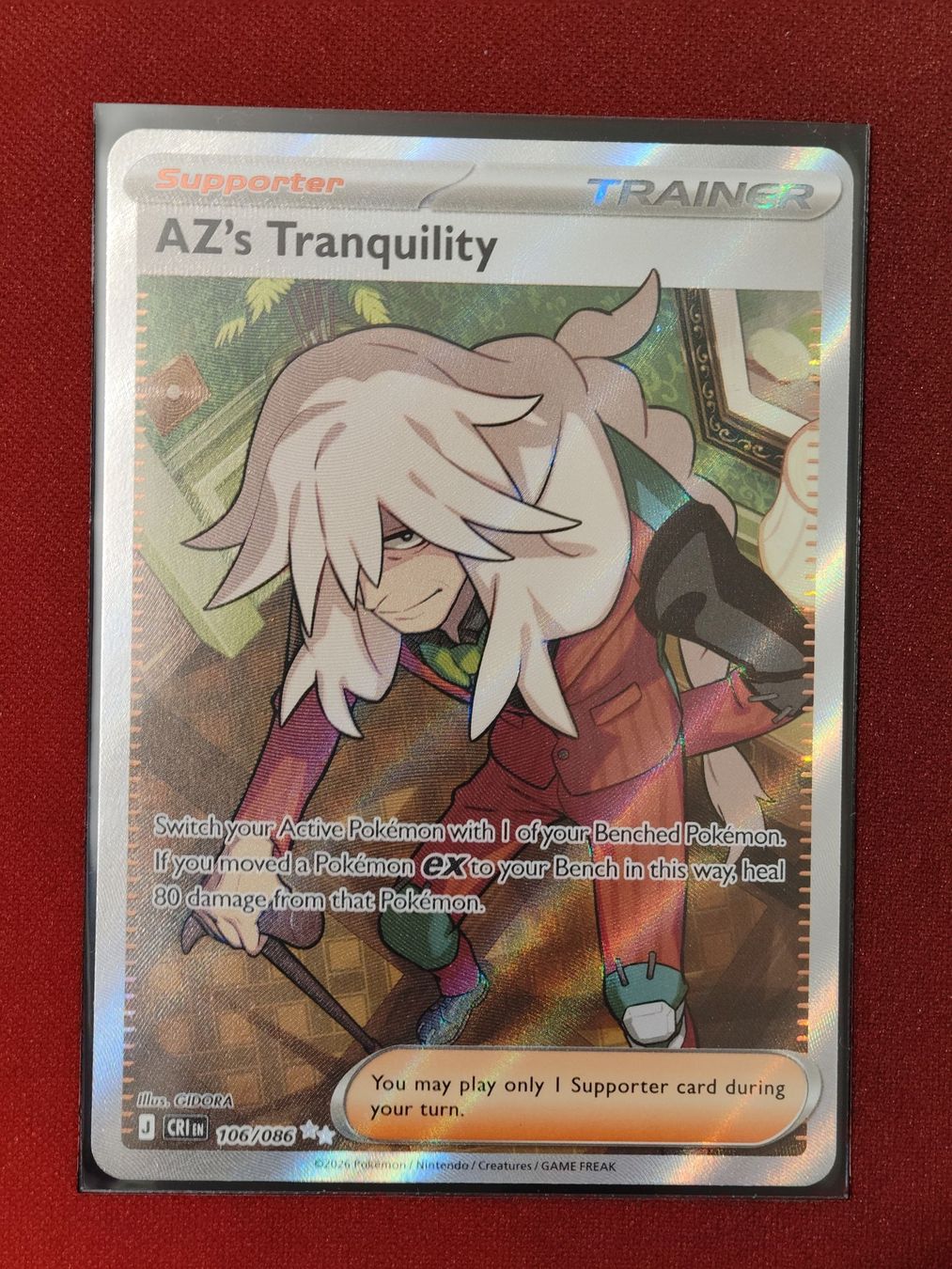 Pokémon Carte collezionabili: Pokémon AZ's Tranquility Trainer Card 106/086 – Nuovo (secondo la descrizione) da Biel/Bienne venduto da dkleat