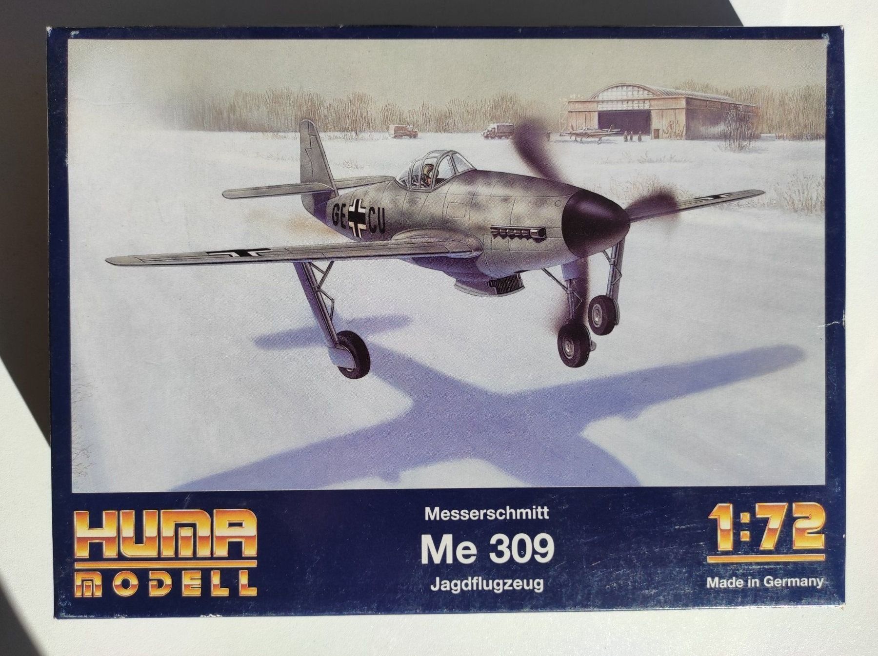 Kit di modellismo & Modellini statici: Messerschmitt Me 309 der deutschen Luftwaffe von Huma 1/72 – Nuovo e nell'imballaggio originale da La Chaux-de-Fonds venduto da Bausaetze