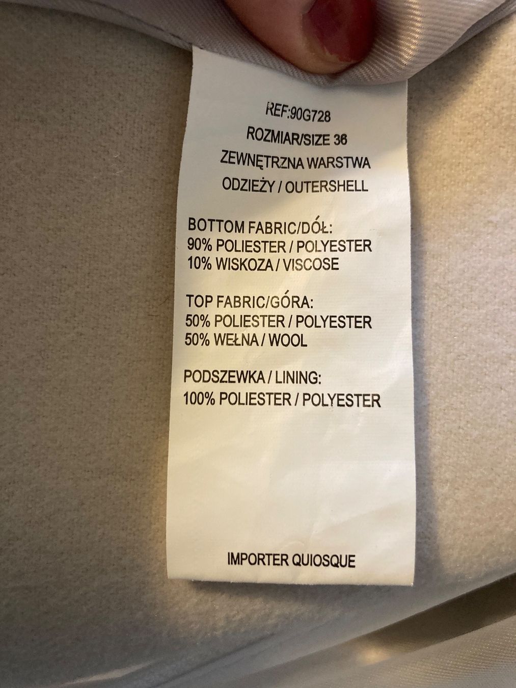 Cappotti: Damen Mantel Gr. 36 weiss – Usato da Stallikon venduto da dotka07 8