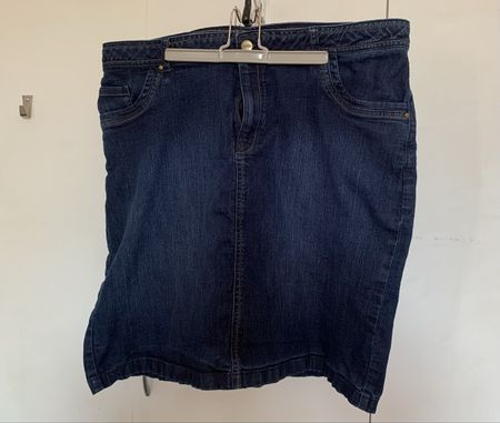 C. Vögele Jeansrock/Denim Skirt, 44, Style mit Verzierungen