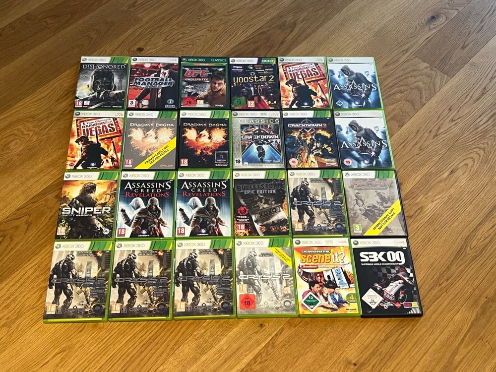 52x XBOX 360 Spiele ab CHF 1. Kaufen auf Ricardo