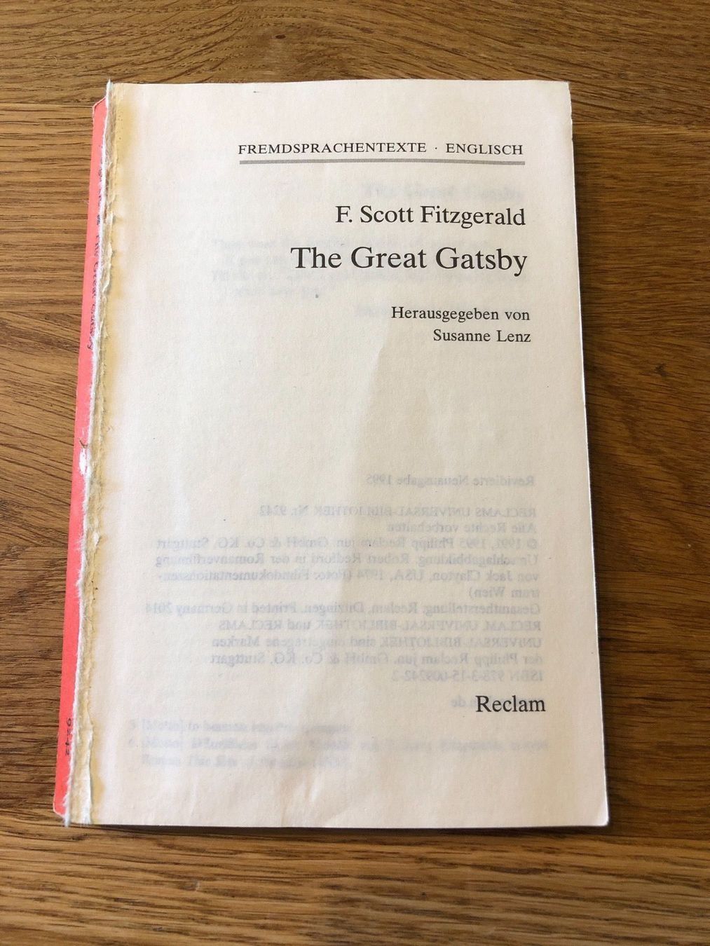 Libri: The Great Gatsby – Usato da Goldingen venduto da books4bucks