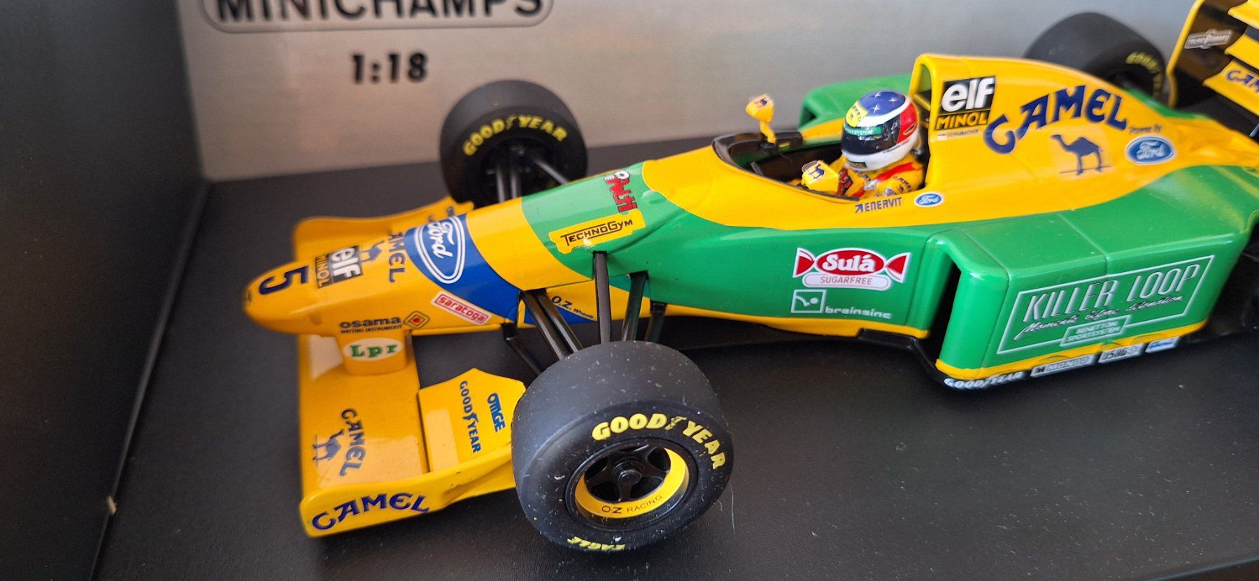 Benetton Modellautos: Benetton B193 F1 Michael Schumacher mit Killer Loop 1:18 – Gebraucht aus Rebstein von Type25 3