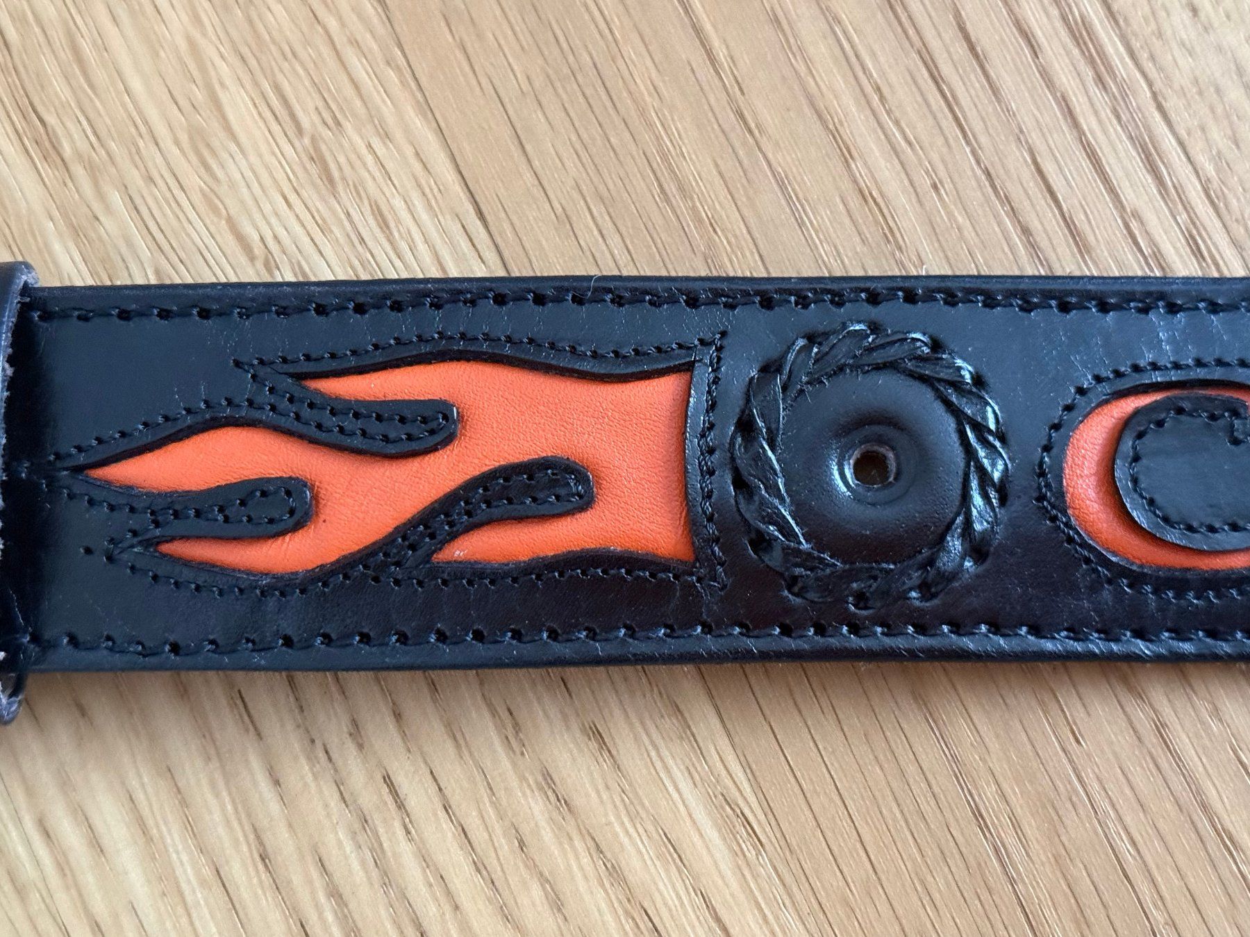 Cinture: Biker-Leder-Gürtel – Nuovo (secondo la descrizione) da Frauenkappelen venduto da HDPerle 1