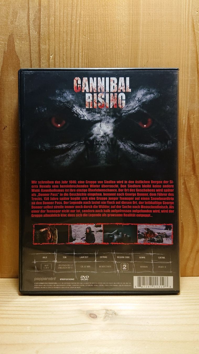 Tutti i DVDs: CANNIBAL RISING auf DVD Uncut – Usato da Wilderswil venduto da Exebub 1