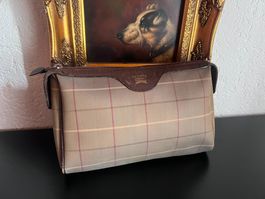 Burberrys Vintage Necessaire / Kosmetiktasche Check Muster
