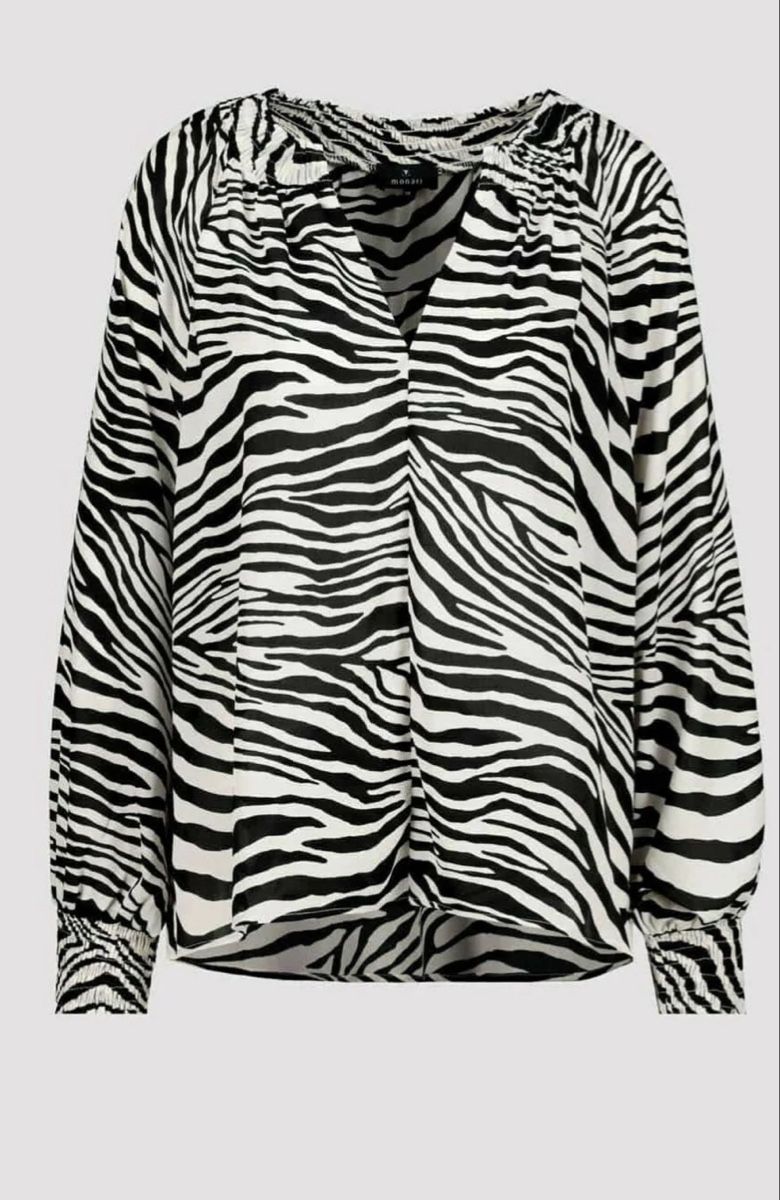 Monari Camicette: Monari Bluse Zebramuster Gr 40 – Nuovo (secondo la descrizione) da Hindelbank venduto da Surlie 5