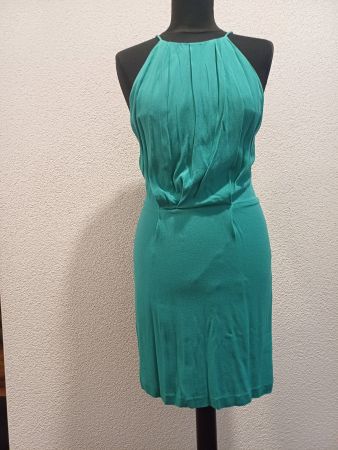 Elegantes Sommerkleid in Türkis Grösse 34