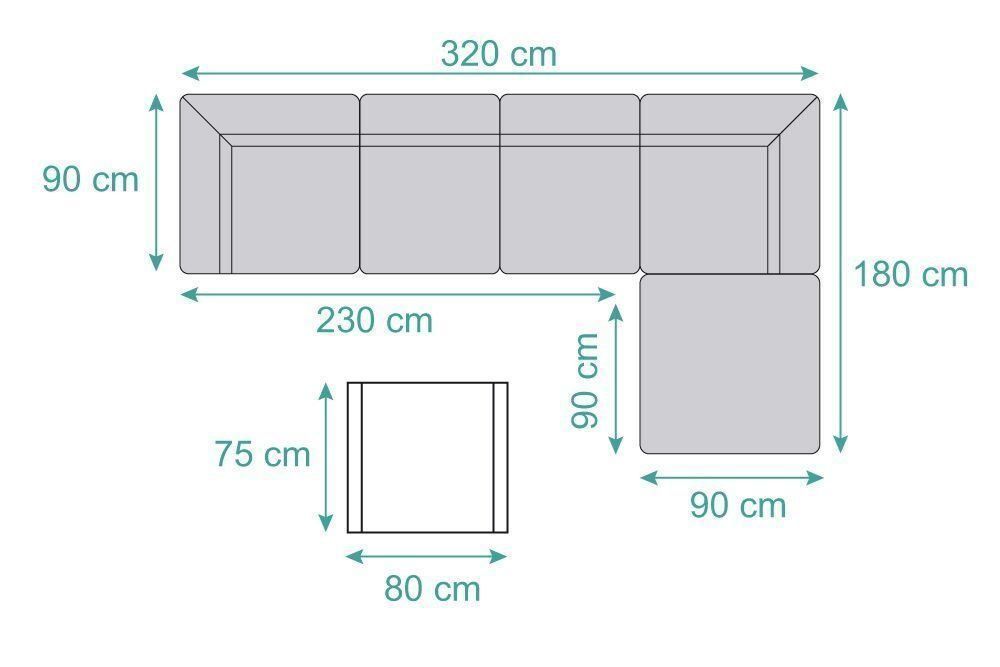 Viplounge Divani: Allwetter Sofa - Loungemöbel Set – Nuovo e nell'imballaggio originale da Uznach venduto da viplounge 9