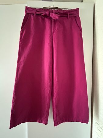 Trendige Sommer Culotte Hose, Gr. 40, pink - neuwertig!