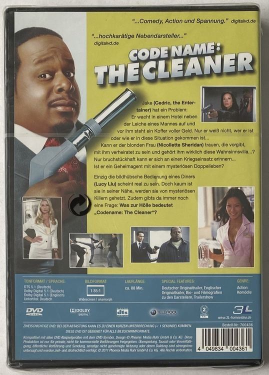 Alle DVDs: Code Name: The Cleaner (Versandkostenfrei) – Neu und originalverpackt aus Flums von Asquillo 1